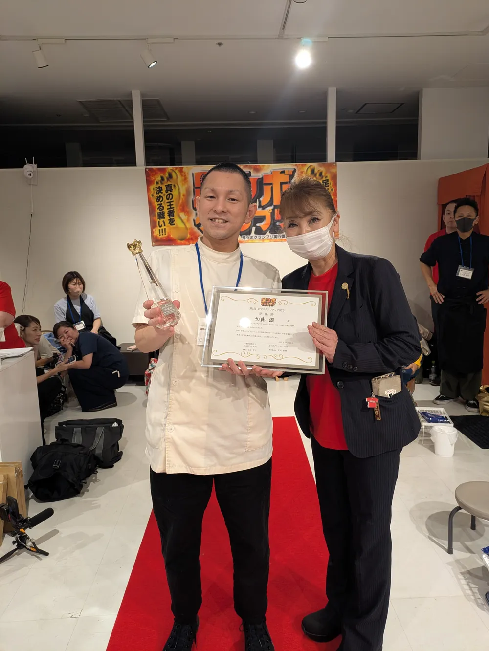 準優勝の加藤潤さん